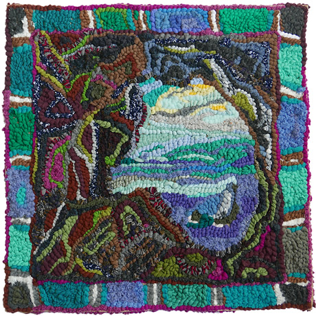 Home to Roost a Louisa Creed Rag Rug